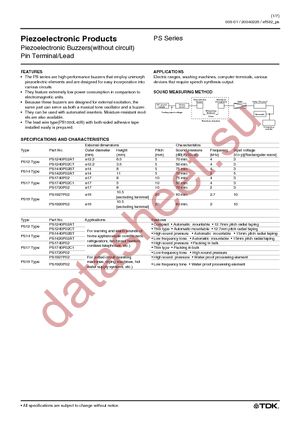 PS1740P02E datasheet  